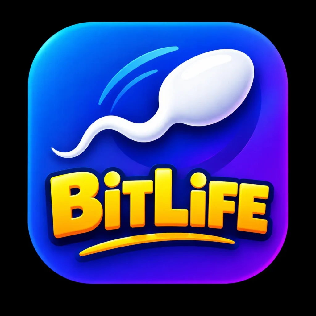 BitLife MOD APK blue and purple app icon